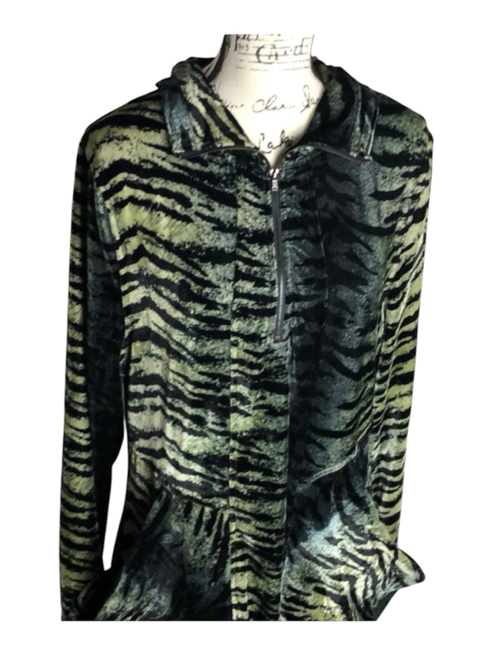 Fantazia Zebra Print Pullover Sweater
